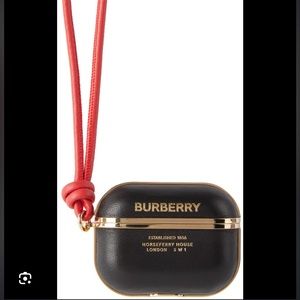 Burberry black horse ferry print AirPod pro case